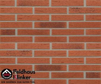 Клинкерная плитка Feldhaus Klinker Terreno rustico carbo R488DF9 (Германия) Коричневый цвет