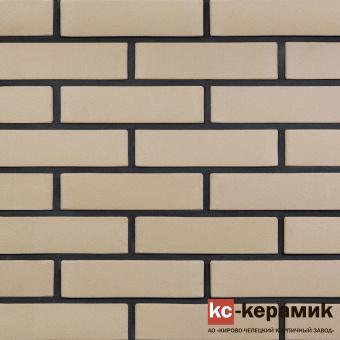 Керамический кирпич КС-Керамик КР-л-по 1НФ/300/100 R60 Камелот темный шоколад () Серый цвет