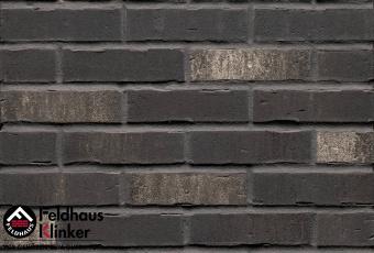 Клинкерная плитка Feldhaus Klinker Vascu vulcano blanca R739NF14 (Германия) Черный цвет