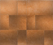 Тротуарная плита Каменный Век Урбан 600х300х60, Color Mix, цвет: Коричнево - оранжевый