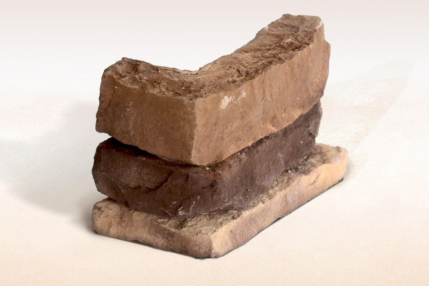 Eco stone. Kolorado 1 фасадная плитка. Эко булыжник. Угловой элемент (50х165х70) РВ.камень мини ст1 (терракот). Колорадо к 001 искусственный камень.