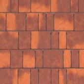 Тротуарная плита Каменный Век Старый Город, Color Mix, цвет: Коричнево - оранжевый