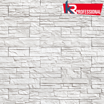 Искусственный камень KR-Professional Скалистый грот 52820 (Россия) Белый цвет