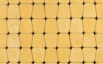 Плитка тротуарная BRAER Классико круговая песочный, 73*110*115*60 мм () Желтый цвет