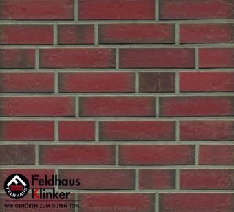 Клинкерная плитка Feldhaus Klinker Accudo ardor R716DF14 (Германия) Красный цвет