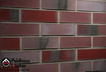 Клинкерная плитка Feldhaus Klinker Сarbona ardor rutila R563NF14 (Германия) Бордовый цвет