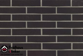 Клинкерная плитка Feldhaus Klinker Anthracit liso R700DF14 (Германия) Черный цвет