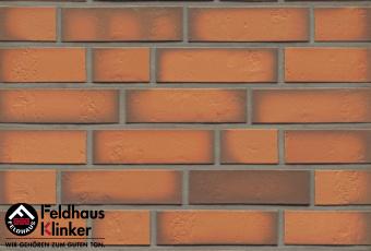 Клинкерная плитка Feldhaus Klinker Accudo terracotta vivo R718NF14 (Германия) Оранжевый цвет