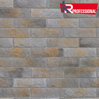 Искусственный камень KR-Professional Доломитовая стена 02310 (Россия) Серый цвет