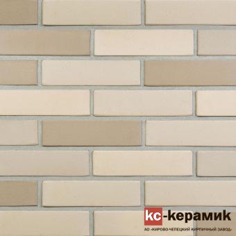 Керамический кирпич КС-Керамик КР-л-по 1НФ R60 300/100 Камелот () Серый Белый цвет