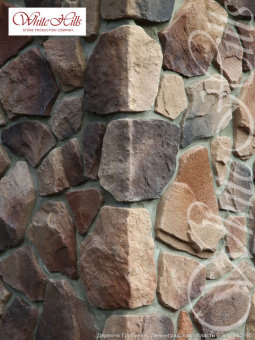 Искусственный камень White Hills Рутланд 602-90 (Россия) Коричневый цвет