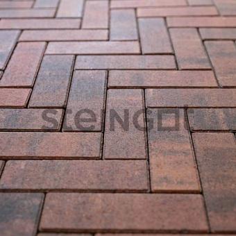 Тротуарная плитка Steingot Паркет Клинкер (Россия)  цвет