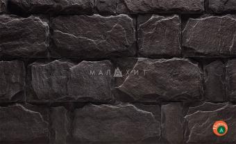 Декоративный камень Малахит Версаль 720 (Россия) Черный цвет