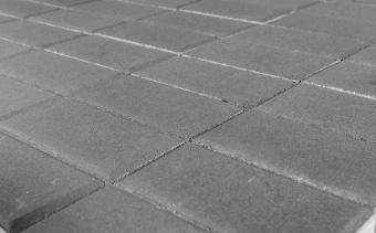 Плитка тротуарная BRAER Прямоугольник серый, 200*100*80 мм () Серый цвет