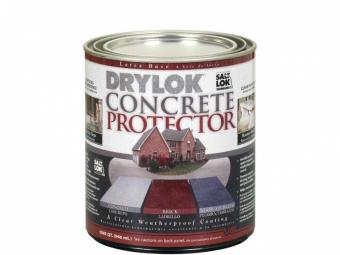 Защитно-декоративная лак-пропитка на латексной основе с силиконовой смолой Drylok Concrete Protector (Россия) Бесцветный цвет