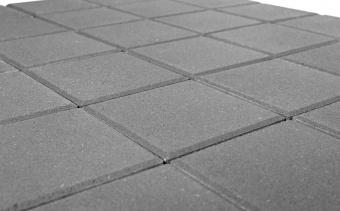 Плитка тротуарная BRAER Лувр серый, 100*100*60 мм () Серый цвет