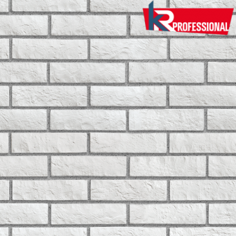 Искусственный камень KR-Professional Доломитовая стена 02320 (Россия) Белый цвет