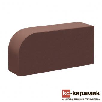 Керамический кирпич КС-Керамик  КР-л-по 1НФ/300/75 R60 Темный Шоколад () Коричневый цвет