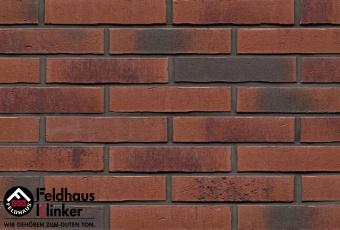 Клинкерная плитка Feldhaus Klinker Vascu carmesi carbo R754DF14 (Германия) Коричневый цвет