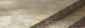 Клинкерная фронтальная ступень Exagres Petra Ocre (Испания) Бежевый Кремовый цвет