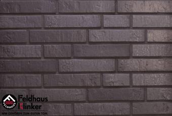 Клинкерная плитка Feldhaus Klinker Accudo geo ferrum R717DF14 (Германия) Серый цвет