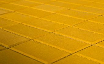 Плитка тротуарная BRAER Прямоугольник желтый, 200*100*60 мм () Желтый цвет