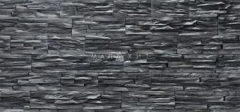 Декоративный камень Малахит Сланец 720 (Россия) Черный цвет