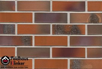 Клинкерная плитка Feldhaus Klinker Salina terreno bluastro R582NF14 (Германия) Оранжевый Фиолетовый цвет