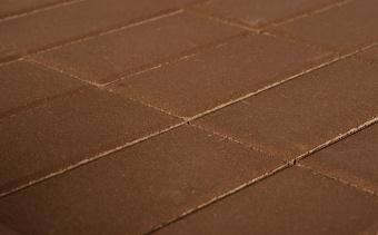Плитка тротуарная BRAER Прямоугольник коричневый, 200*100*60 мм () Коричневый цвет