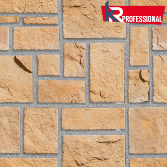 Искусственный камень KR-Professional Средневековая стена 03380 (Россия) Бежевый цвет
