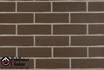 Клинкерная плитка Feldhaus Klinker Geo liso R500NF14 (Германия) Коричневый цвет