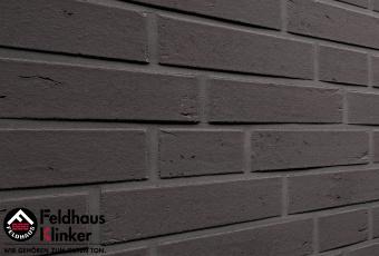 Клинкерная плитка Feldhaus Klinker Vascu vulcano R761DF14 (Германия) Черный цвет