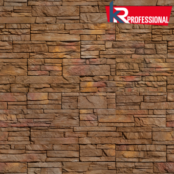 Искусственный камень KR-Professional Скалистый грот 52790 (Россия) Коричневый цвет