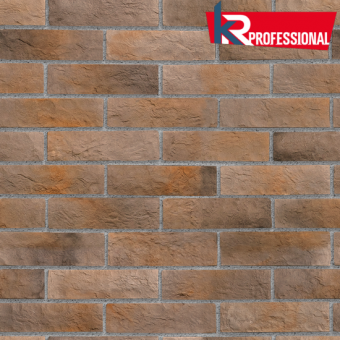 Искусственный камень KR-Professional Доломитовая стена 02370 (Россия) Коричневый цвет